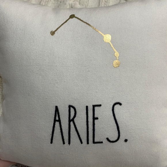 NWT Aries Rae Dunn Pillow - Picture 3 of 4